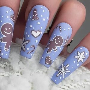 Festive Winter Nails